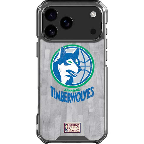 NBA Minnesota Timberwolves Hardwood Classics iPhone 18 Pro Max Clear Case