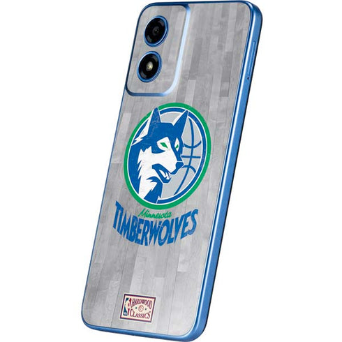 NBA Minnesota Timberwolves Hardwood Classics Moto G Play 4G (2024) Skin