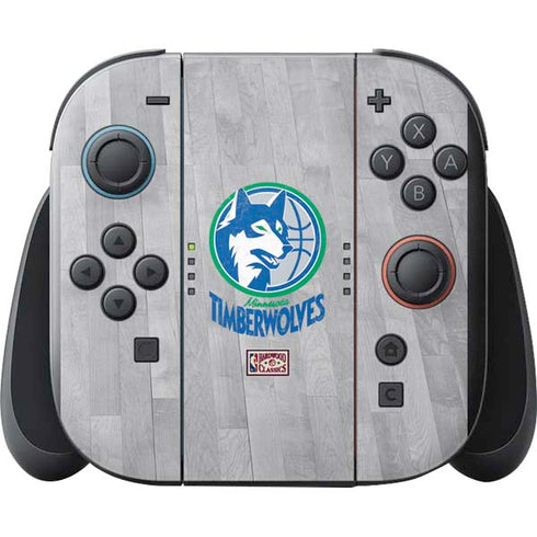 NBA Minnesota Timberwolves Hardwood Classics Nintendo Switch 2 (2025) with Joy-Con Skin