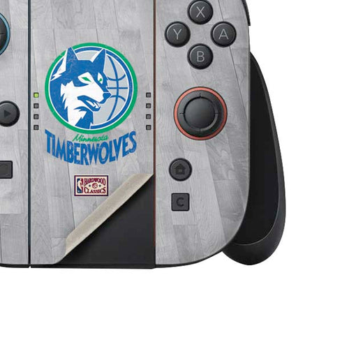 NBA Minnesota Timberwolves Hardwood Classics Nintendo Switch 2 (2025) Joy-Con Controller Skin