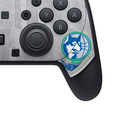 NBA Minnesota Timberwolves Hardwood Classics Nintendo Switch 2 (2025) Pro Controller Skin