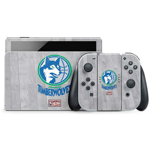 NBA Minnesota Timberwolves Hardwood Classics Nintendo Skins