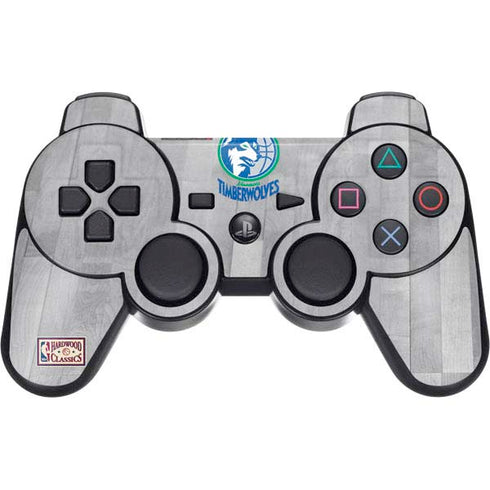 NBA Minnesota Timberwolves Hardwood Classics PS3 Dual Shock wireless controller Skin
