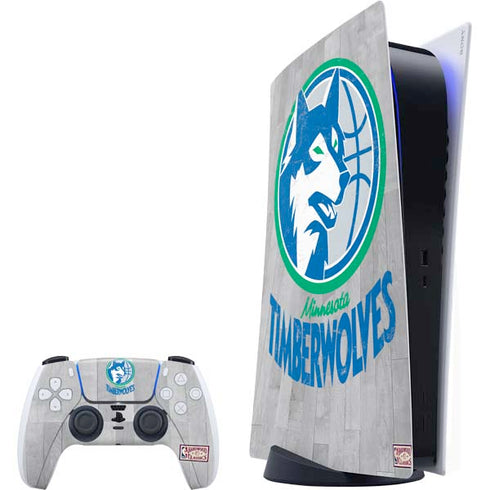 NBA Minnesota Timberwolves Hardwood Classics PlayStation PS5 Skins