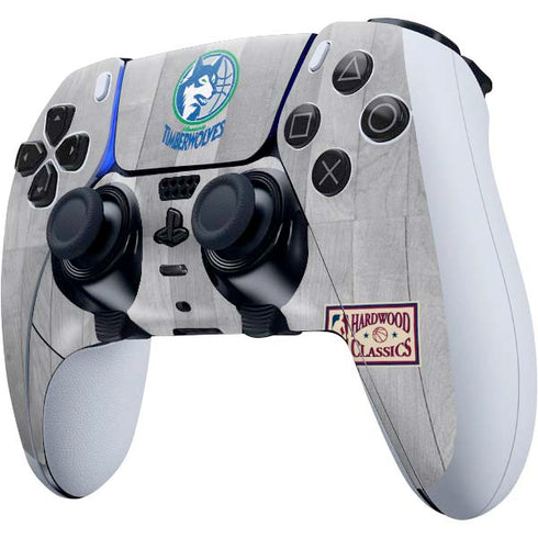 NBA Minnesota Timberwolves Hardwood Classics PS5 DualSense Edge Pro Controller Skin