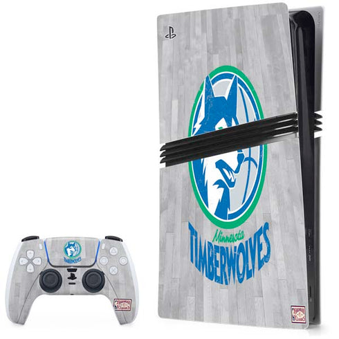 NBA Minnesota Timberwolves Hardwood Classics PlayStation PS5 Skins