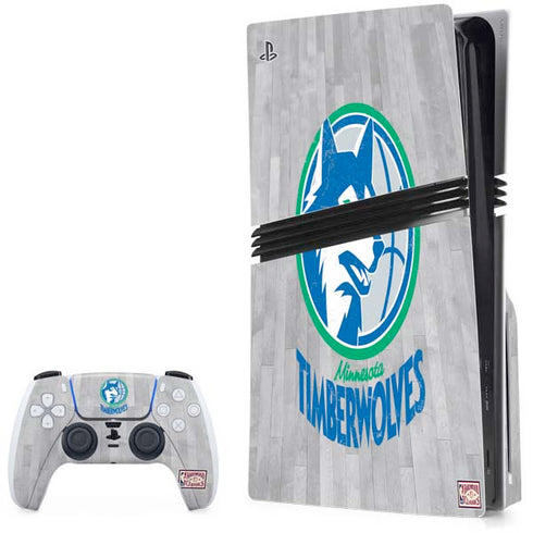 NBA Minnesota Timberwolves Hardwood Classics PlayStation PS5 Skins