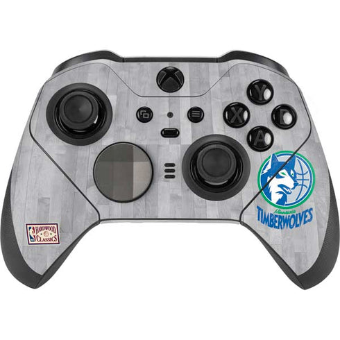 NBA Minnesota Timberwolves Hardwood Classics Xbox Elite Wireless Controller Series 2 Skin