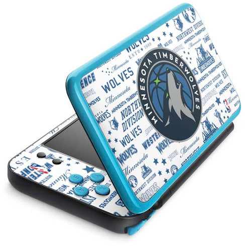 NBA Minnesota Timberwolves Historic Blast Nintendo 2DS XL (2017) Skin