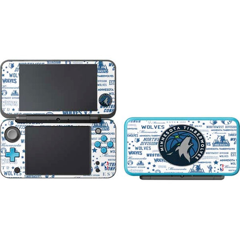 NBA Minnesota Timberwolves Historic Blast Nintendo 2DS XL (2017) Skin