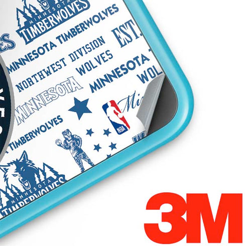 NBA Minnesota Timberwolves Historic Blast Nintendo 2DS XL (2017) Skin