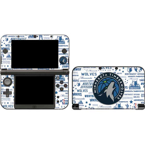 NBA Minnesota Timberwolves Historic Blast 3DS XL 2015 Skin