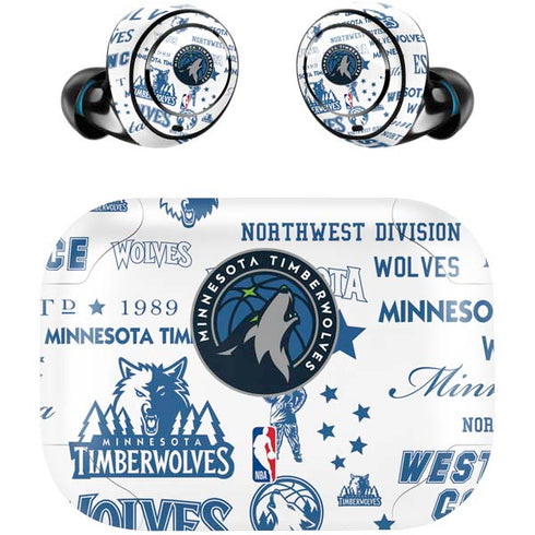 NBA Minnesota Timberwolves Historic Blast Amazon Echo Buds Skin