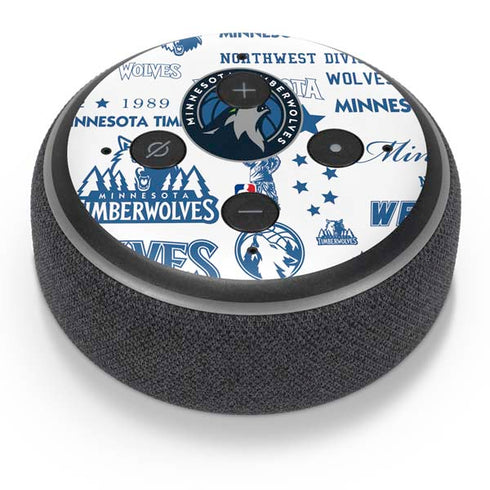 NBA Minnesota Timberwolves Historic Blast Amazon Echo Dot Skin