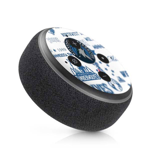 NBA Minnesota Timberwolves Historic Blast Amazon Echo Dot Skin