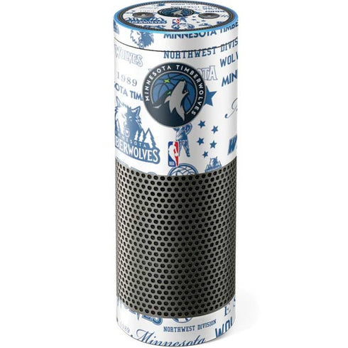 NBA Minnesota Timberwolves Historic Blast Amazon Echo Skin