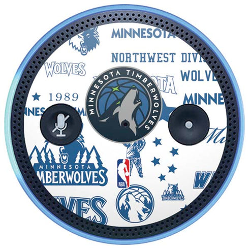 NBA Minnesota Timberwolves Historic Blast Amazon Echo Skin