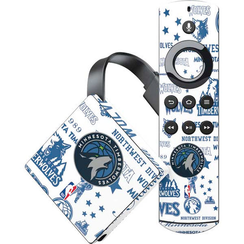 NBA Minnesota Timberwolves Historic Blast Amazon Fire TV Skin