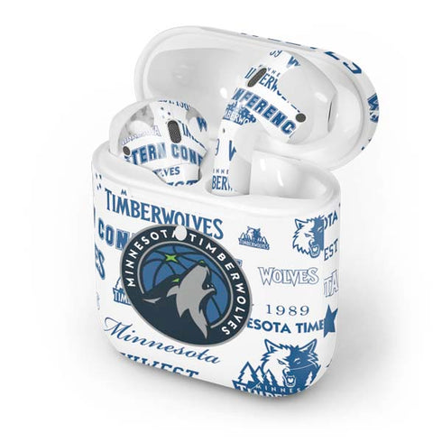 NBA Minnesota Timberwolves Historic Blast Apple AirPods 2 Skin