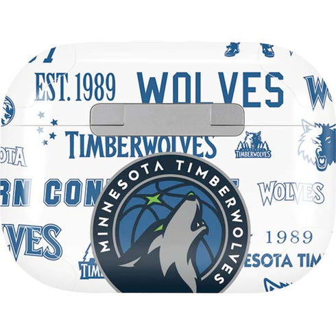 NBA Minnesota Timberwolves Historic Blast Apple AirPods Pro Skin