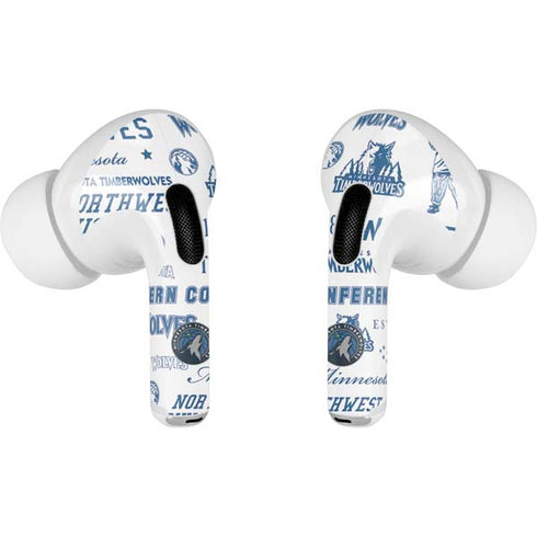 NBA Minnesota Timberwolves Historic Blast Apple AirPods Pro Skin