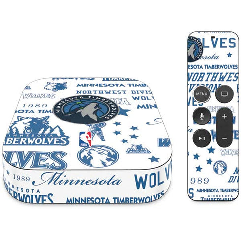 NBA Minnesota Timberwolves Historic Blast Apple TV Skin