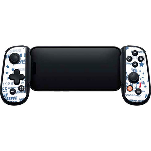 NBA Minnesota Timberwolves Historic Blast Backbone One for iPhone Game Controller Skin