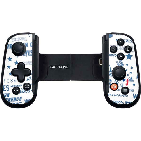 NBA Minnesota Timberwolves Historic Blast Backbone One for iPhone Game Controller Skin