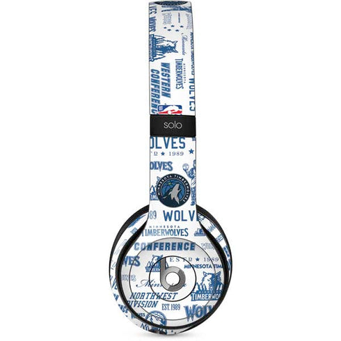 NBA Minnesota Timberwolves Historic Blast Beats Solo 2 Wired Skin