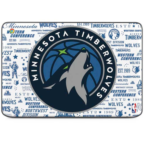 NBA Minnesota Timberwolves Historic Blast HP Chromebook Skin