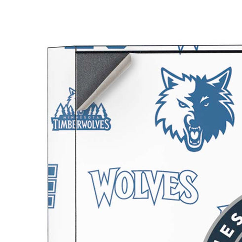 NBA Minnesota Timberwolves Historic Blast Corsair 4000D Tempered Glass Mid-Tower ATX Case Skin