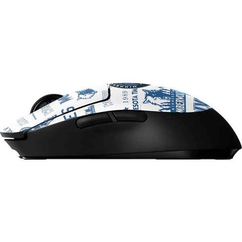 NBA Minnesota Timberwolves Historic Blast G Pro Wireless Gaming Mouse Skin