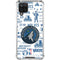 NBA Minnesota Timberwolves Historic Blast Galaxy A12 Clear Case