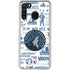 NBA Minnesota Timberwolves Historic Blast Galaxy A21 Clear Case