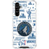 NBA Minnesota Timberwolves Historic Blast Galaxy A54 5G Clear Case