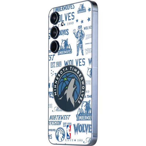 NBA Minnesota Timberwolves Historic Blast Galaxy A55 5G Skin