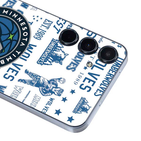 NBA Minnesota Timberwolves Historic Blast Galaxy A55 5G Skin