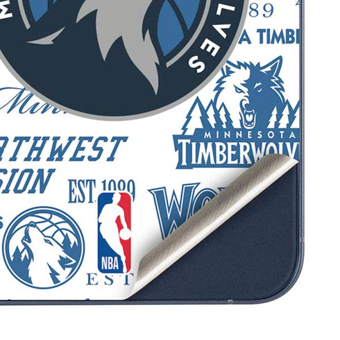 NBA Minnesota Timberwolves Historic Blast Galaxy A55 5G Skin