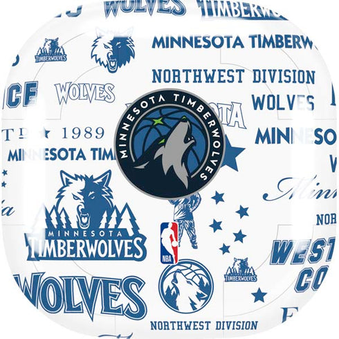 NBA Minnesota Timberwolves Historic Blast Galaxy Buds Live Skin