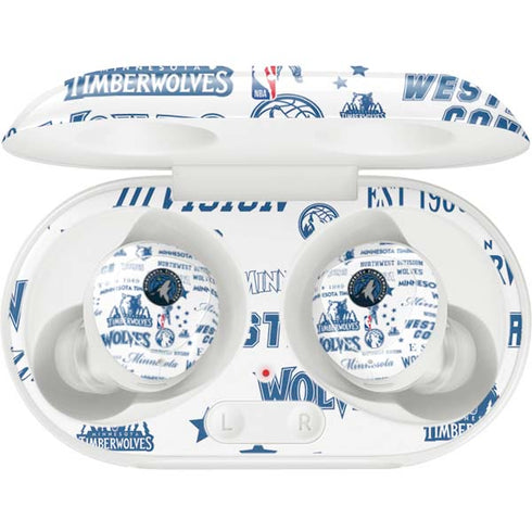 NBA Minnesota Timberwolves Historic Blast Galaxy Buds Plus Skin