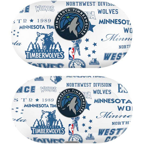 NBA Minnesota Timberwolves Historic Blast Galaxy Buds Plus Skin