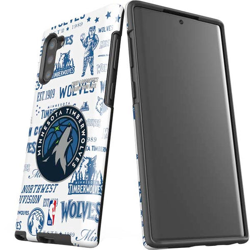 NBA Minnesota Timberwolves Historic Blast Galaxy Note 10 Pro Case