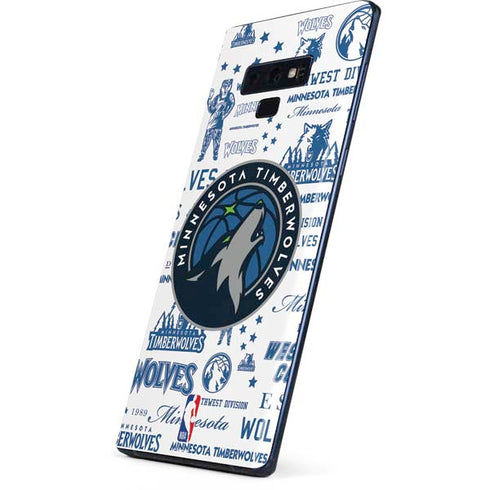 NBA Minnesota Timberwolves Historic Blast Galaxy Note 9 Skin