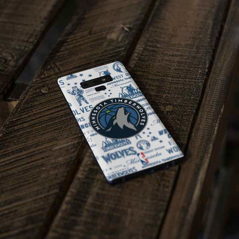 NBA Minnesota Timberwolves Historic Blast Galaxy Note 9 Skin
