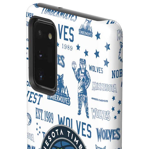 NBA Minnesota Timberwolves Historic Blast Galaxy Note20 5G Pro Case