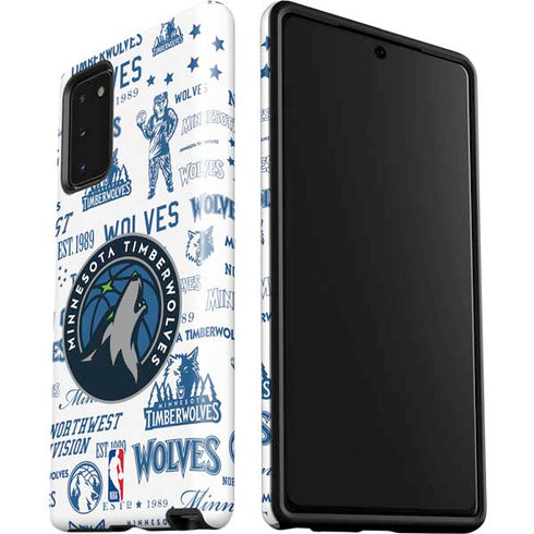 NBA Minnesota Timberwolves Historic Blast Galaxy Note20 5G Pro Case
