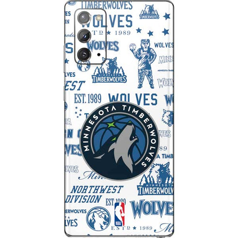 NBA Minnesota Timberwolves Historic Blast Galaxy Note20 5G Skin