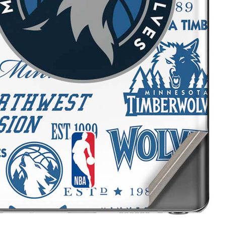 NBA Minnesota Timberwolves Historic Blast Galaxy Note20 5G Skin