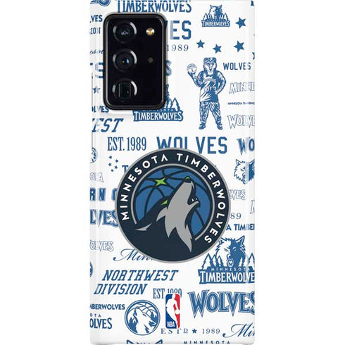 NBA Minnesota Timberwolves Historic Blast Galaxy Cases