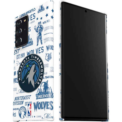 NBA Minnesota Timberwolves Historic Blast Galaxy Note20 Ultra 5G Lite Case